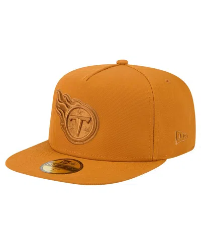 New Era Men'sâ Brown Tennessee Titans Color Pack A-frame 59fifty Fitted Hat