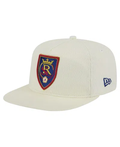 New Era Men's Cream Real Salt Lake 2025 Kickoff Snapback Golfer Hat