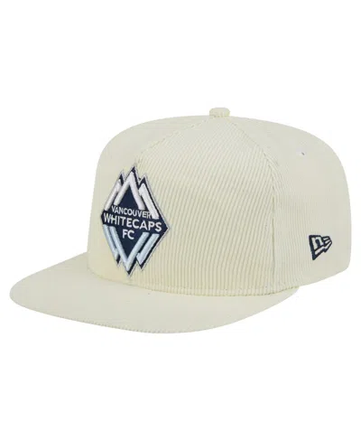New Era Men'sâ Cream Vancouver Whitecaps Fc 2025 Kickoff Snapback Golfer Hat
