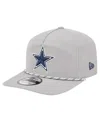 New Era Men'sâ Gray Dallas Cowboys Rope 19twenty Hat In Brown