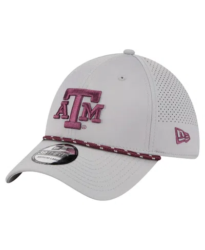 New Era Men'sâ Gray Texas A M Aggies Rope 39thirty Flex Hat