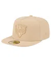 New Era Men'sâ Light Beige Chicago Bears Color Pack A-frame 59fifty Fitted Hat In Neutral