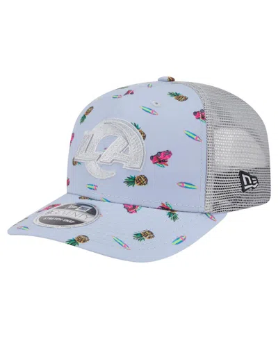New Era Men'sâ Light Blue Los Angeles Rams Adventure Surfboard 9seventy Adjustable Hat