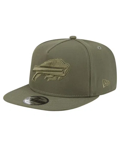 NEW ERA MEN'SÂ OLIVE BUFFALO BILLS COLOR PACK A-FRAME 9FIFTY SNAPBACK HAT