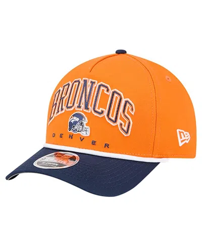 New Era Men'sâ Orange Denver Broncos Arch 9forty A-frame Adjustable Hat