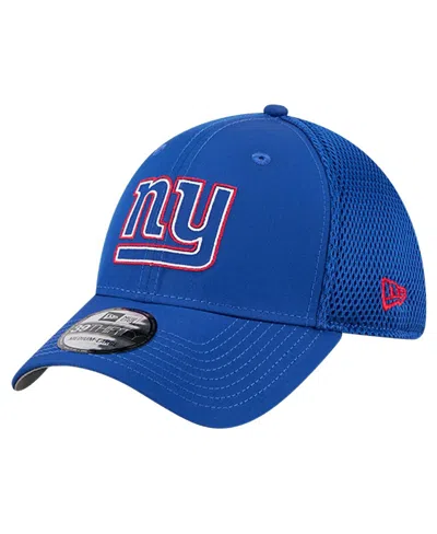 New Era Men'sâ Royal New York Giants Outline 39thirty Flex Hat In Blue