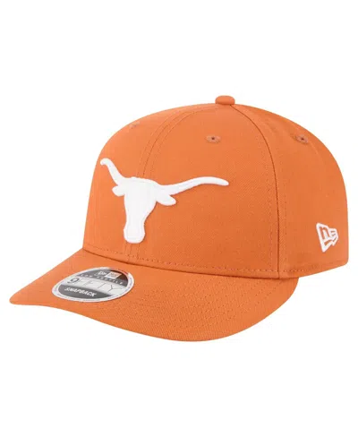 New Era Men'sâ Texas Orange Texas Longhorns Low Profile 9fifty Snapback Hat In Gold