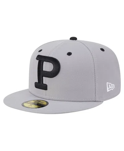 New Era Men's Gray Portland Sea Dogs Authentic Collection 59fifty Hat