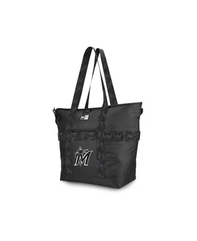 New Era Miami Marlins Athleisure Tote Bag In Black