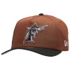 New Era Miami Marlins  Marlins 9forty A-frame Cap In Brown