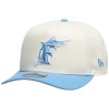 New Era Miami Marlins  Marlins 9forty A-frame Cap In Silver/carolina