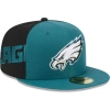 NEW ERA NEW ERA MIDNIGHT GREEN PHILADELPHIA EAGLES GAMEDAY 59FIFTY FITTED HAT