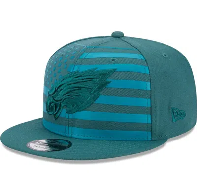 New Era Midnight Green Philadelphia Eagles Independent 9fifty Snapback Hat