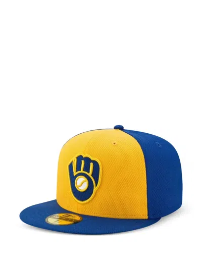 New Era Milwaukee Brewers Diamond Era Cap In Yellow