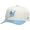 New Era Milwaukee Brewers  Brewers 9forty A-frame Cap In Silver/carolina