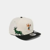 New Era Milwaukee Bucks Nba Hardwood Classics 9fifty A-frame Snapback Hat In White