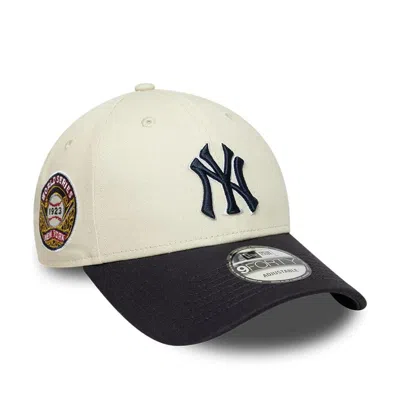 New Era Mini Cotton Blend 9forty Cap In Light Beige