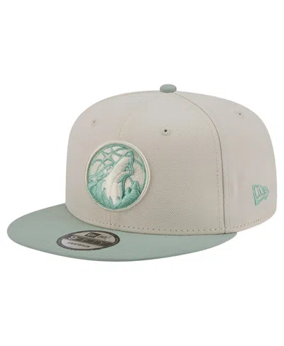 New Era Minnesota Timberwolves 9fifty Color Pack Snapback Structured Fit Cap In Neutral