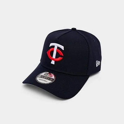 New Era Minnesota Twins Mlb 9forty Snapback Hat In Black