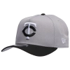 New Era Minnesota Twins  Twins 9forty A-frame Cap In Black/silver/grey