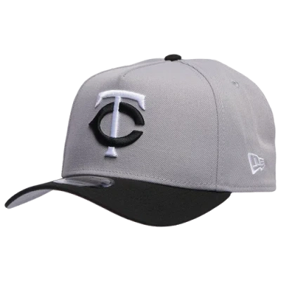 New Era Minnesota Twins  Twins 9forty A-frame Cap In Black/silver/grey