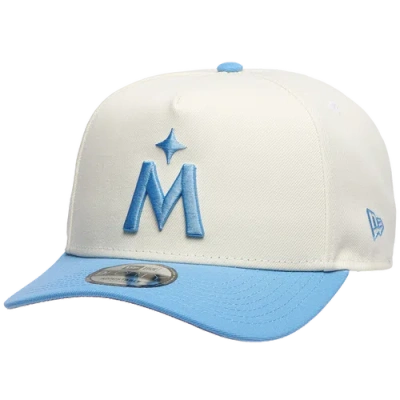 New Era Minnesota Twins  Twins 9forty A-frame Cap In Silver/carolina