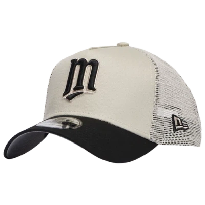 New Era Minnesota Twins  Twins 9forty Trucker Hat In Gray