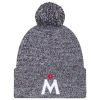 New Era Minnesota Twins  Twins Marl Pom Knit In Gray