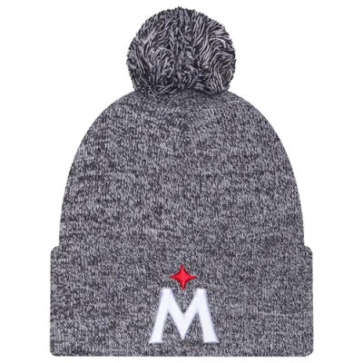 New Era Minnesota Twins  Twins Marl Pom Knit In Gray
