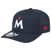 New Era Minnesota Twins  Twins Perf 970 Adjustable Cap In White/navy