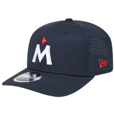 New Era Minnesota Twins  Twins Perf 970 Adjustable Cap In Blue