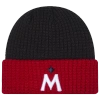 New Era Minnesota Twins  Twins Waffled Knit Hat In Black/brown