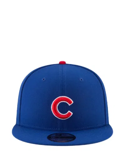 New Era Mlb Chicago Cubs 9fifty Logo Cap In Blue