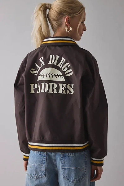New Era Mlb G1 1935 Varsity Jacket In San Diego Padres, Women's At Urban Outfitters