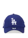 New Era Mlb Los Angeles Dodgers Side Patch Cap In Blue