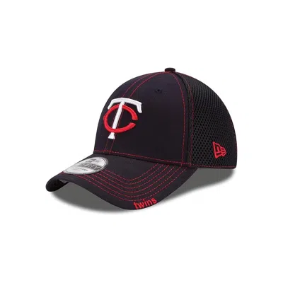 New Era Mlb Minnesota Twins Neo Fitted Baseball Cap - Navy In Blue