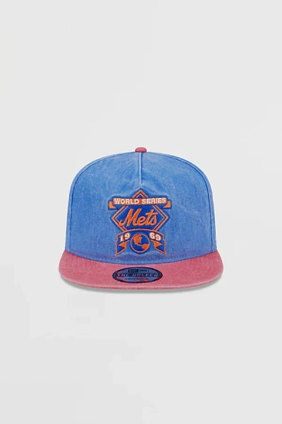 New Era Mlb New York Mets Pigment Dye Golfer Hat In Blue, Men's At Urban Outfitters