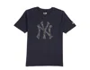 Shop New Era Mlb New York Yankees Paisley Elements S/s Navy Men's T-shirt 12852908 In Blue