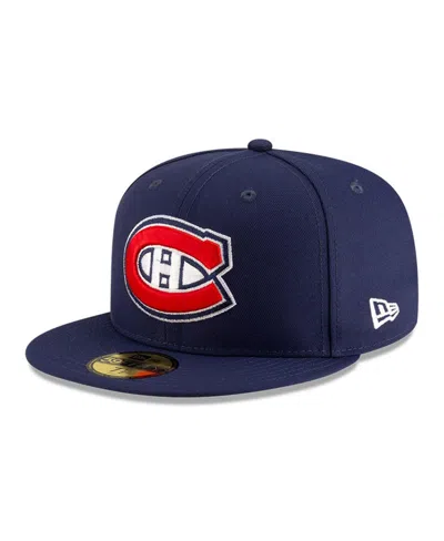 New Era Montreal Canadiens Core 59fifty Fitted Cap In Blue