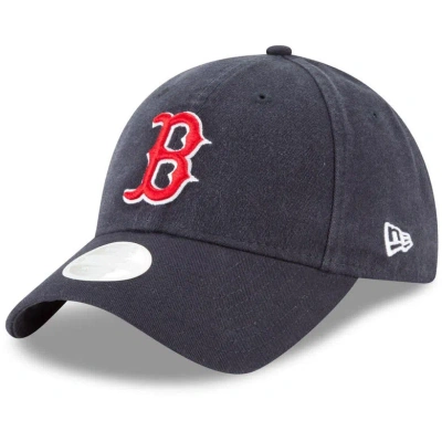 New Era Navy Boston Red Sox Team Logo Core Classic 9twenty Adjustable Hat