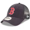 NEW ERA NEW ERA NAVY BOSTON RED SOX TRUCKER 9FORTY ADJUSTABLE SNAPBACK HAT