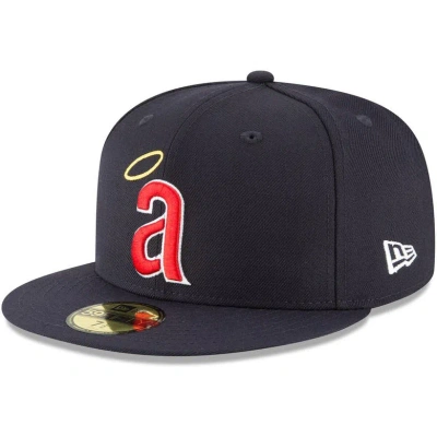 New Era Navy California Angels Cooperstown Collection Wool 59fifty Fitted Hat