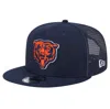 New Era Navy Chicago Bears Main Trucker 9fifty Snapback Hat In Navy