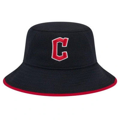 New Era Navy Cleveland Guardians Game Day Bucket Hat In Blue