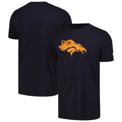 New Era Navy Denver Broncos Camo Logo T-shirt