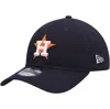 New Era Navy Houston Astros Logo Replica Core Classic 9twenty Adjustable Hat In Navy