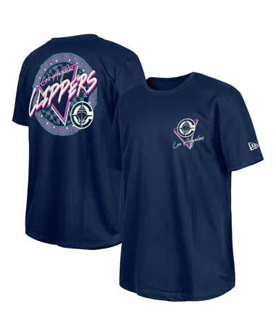 New Era Navy La Clippers Glow-in-the-dark T-shirt