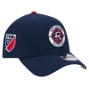 NEW ERA NEW ERA NAVY NEW ENGLAND REVOLUTION 2024 KICK OFF COLLECTION 9FORTY A-FRAME ADJUSTABLE HAT