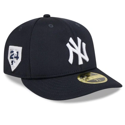 New Era Navy New York Yankees 2024 Spring Training Low Profile 59fifty Fitted Hat