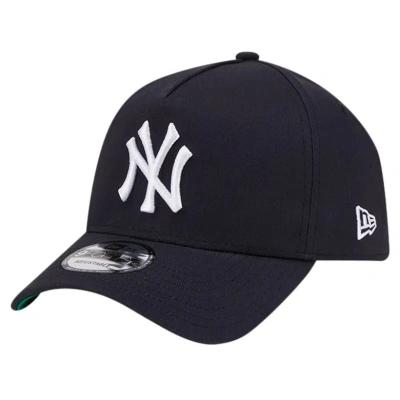 New Era Navy New York Yankees Team Color A-frame 9forty Adjustable Hat
